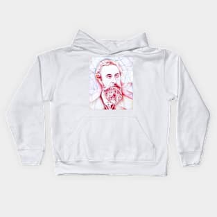 Robert Bulwer Lytton Portrait | Robert Bulwer Lytton Artwork Line Art Kids Hoodie